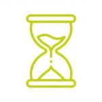 icono de falta de tiempo productividad